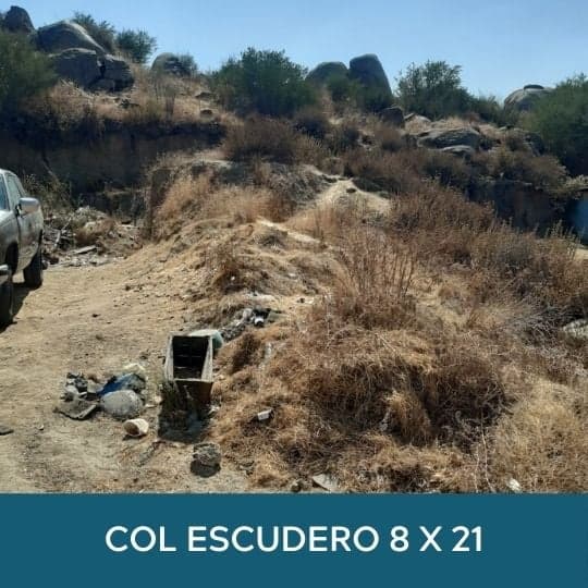 TERRENO ESCUDERO 8 X 21