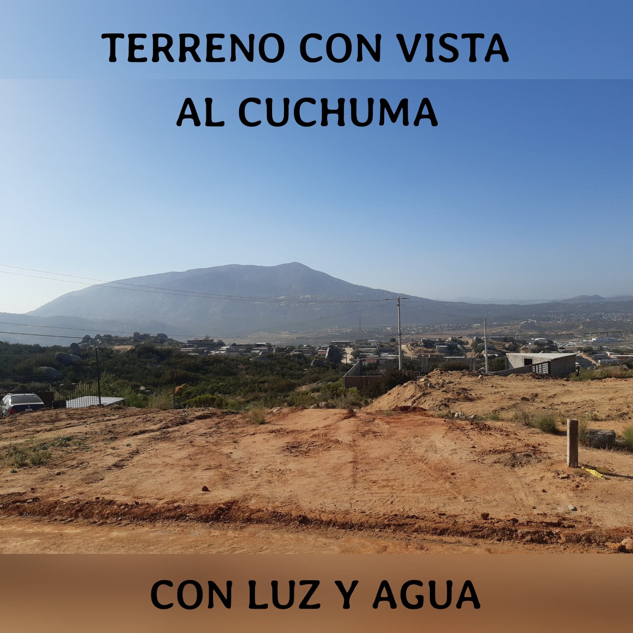 Terreno con vista venta terreno en Tecate